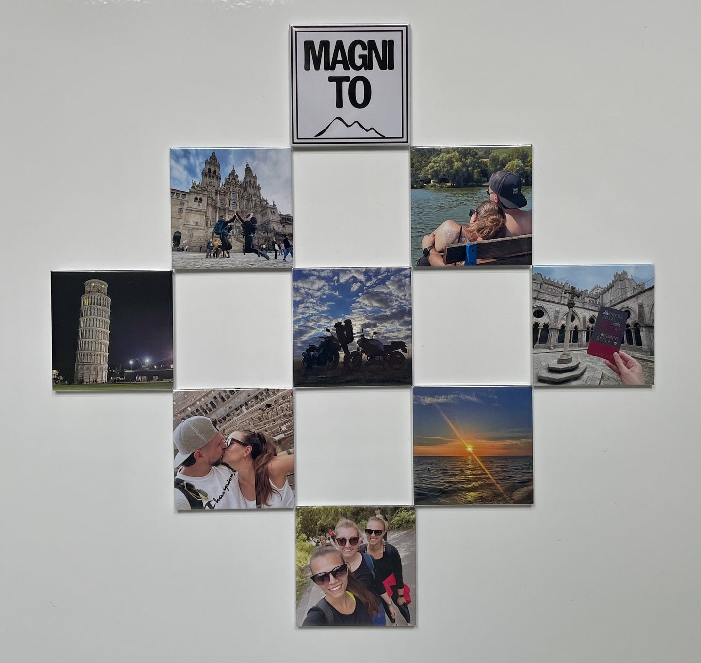 Set mit 6/9 Fotomagneten